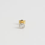 Grace Stud | Fancy Cut Diamond Pierce | Rose 0.05ct