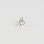 Grace Stud | Fancy Cut Diamond Pierce | Heart