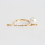 Orderly Line | Akoya Pearl Ring