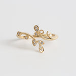 Verdure | Dress up Leaf Fork Ring
