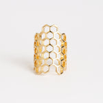 Honeycomb | Ear Cuff | Designer by Yumi Mori