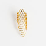 Honeycomb | Long Ear Cuff | Designer by Yumi Mori