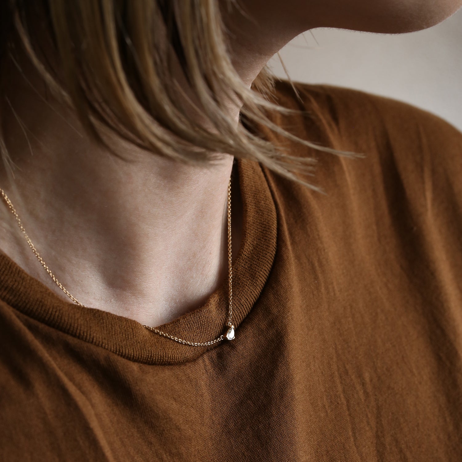 Arc. |  Fancy cut Diamond Necklace