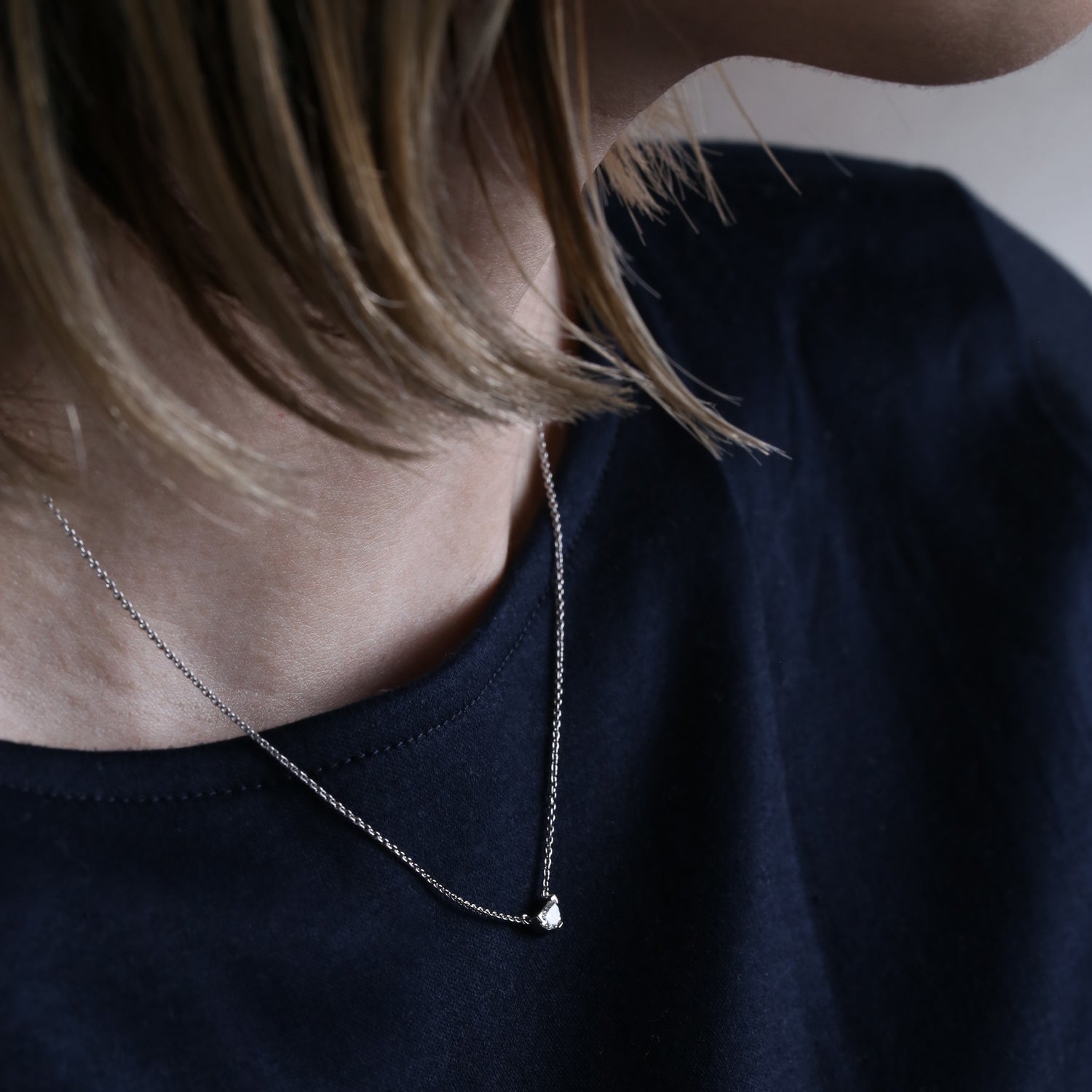 Arc. |  Fancy cut Diamond Necklace