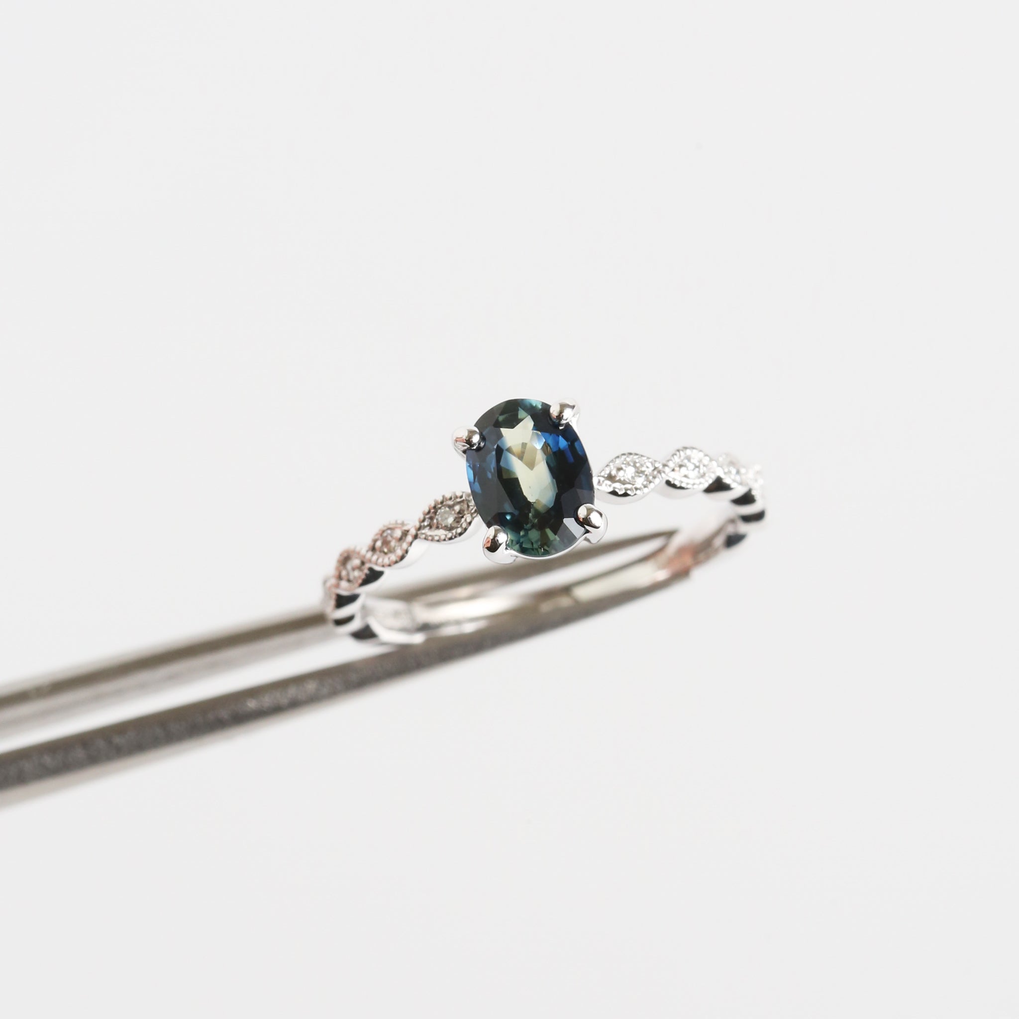 Leaf Ring | Bule Sapphire – A-Y2