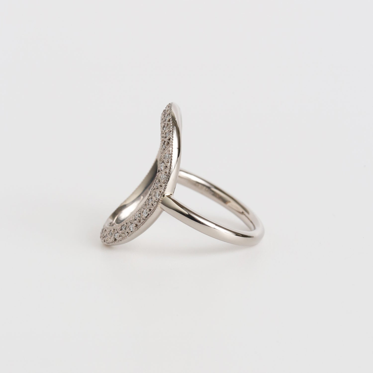 Le Marais | Oval Ring K18WG メッキなし