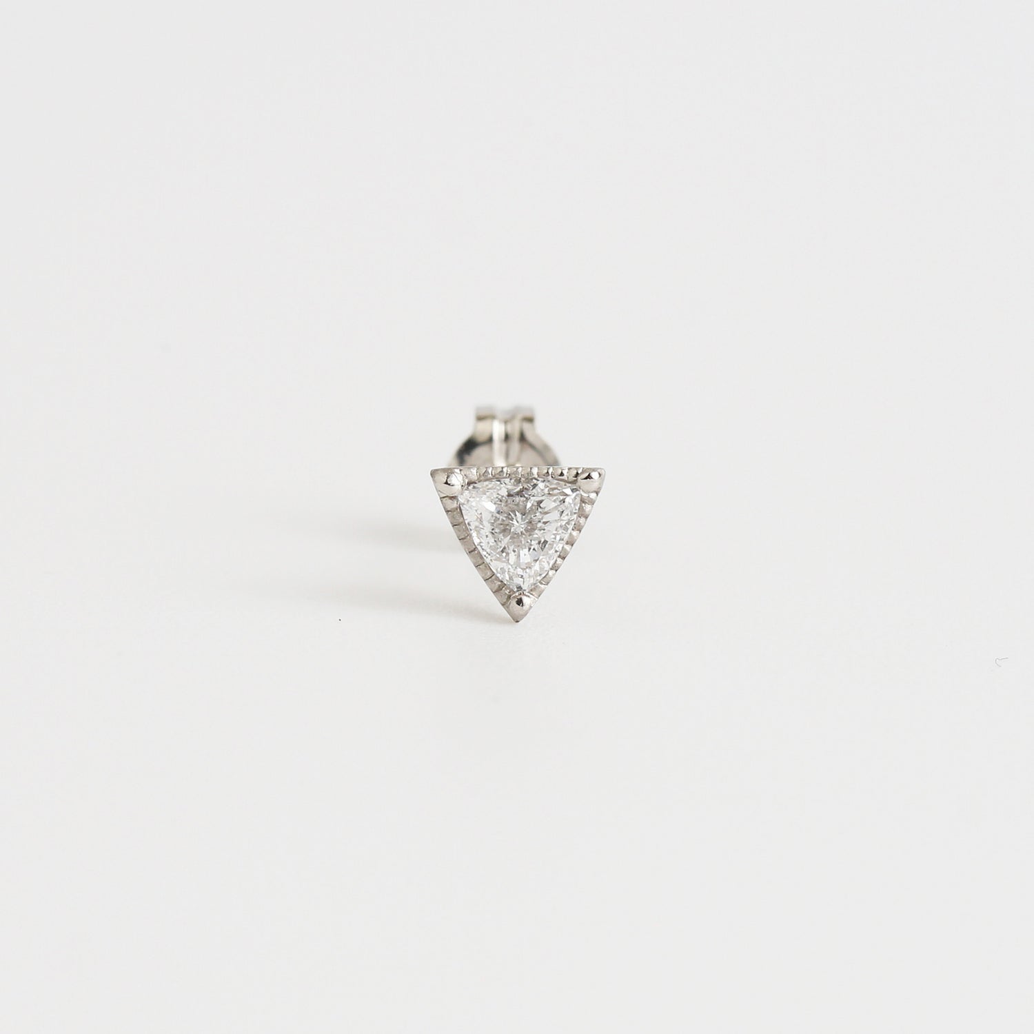 Grace Stud | Fancy Cut Diamond Pierce | Trilliant