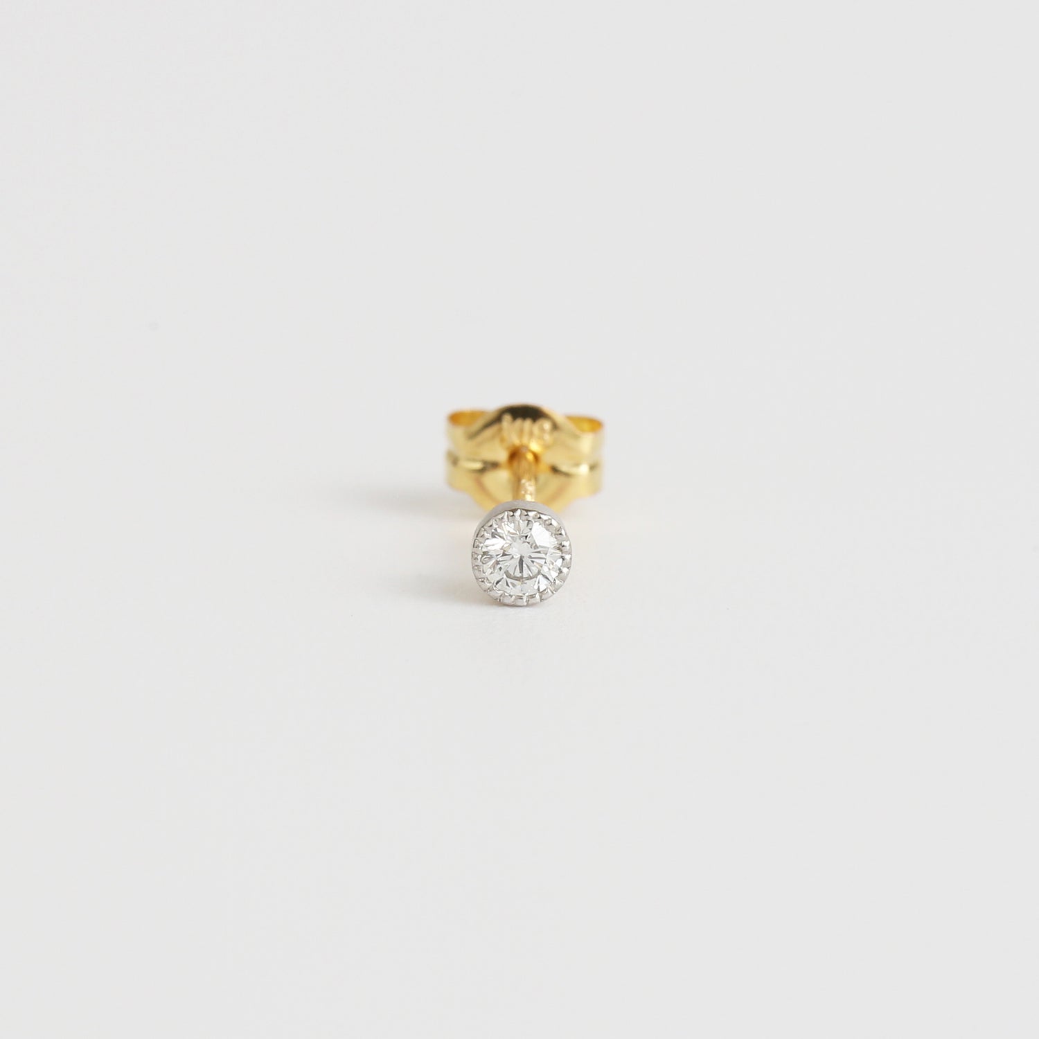 Grace Stud | Diamond Stud Pierce | Brilliant 0.05ct