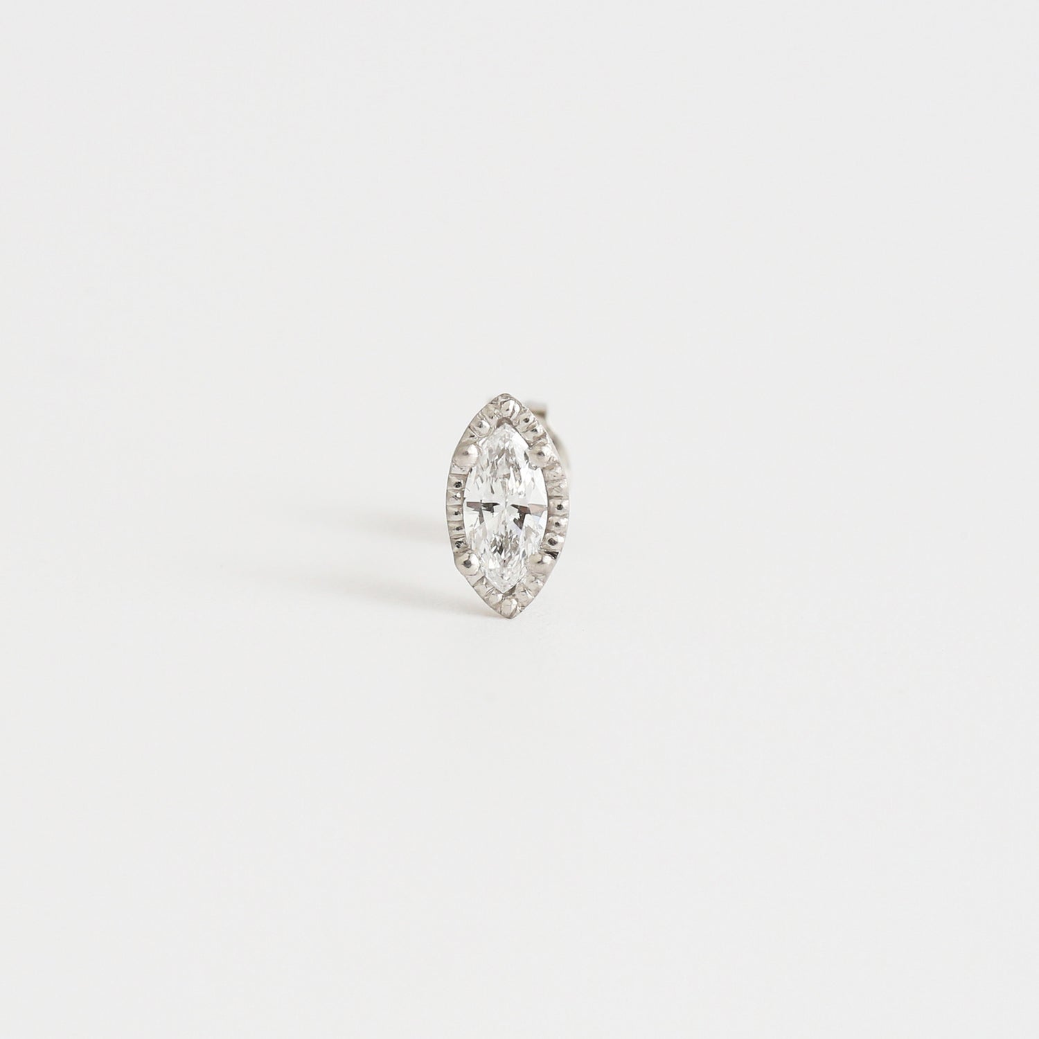 Grace Stud | Fancy Cut Diamond Pierce | Marquise