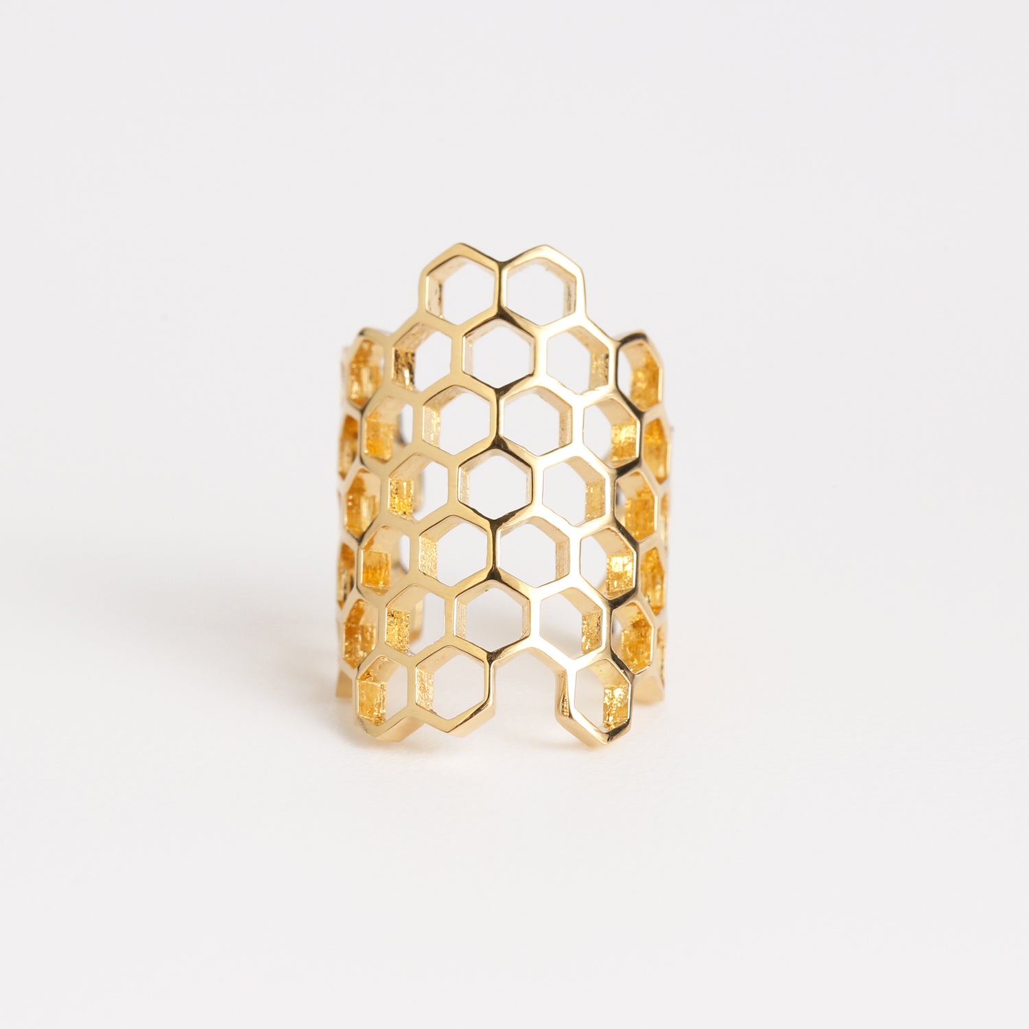 Honeycomb | Ear Cuff | Designer by Yumi Mori